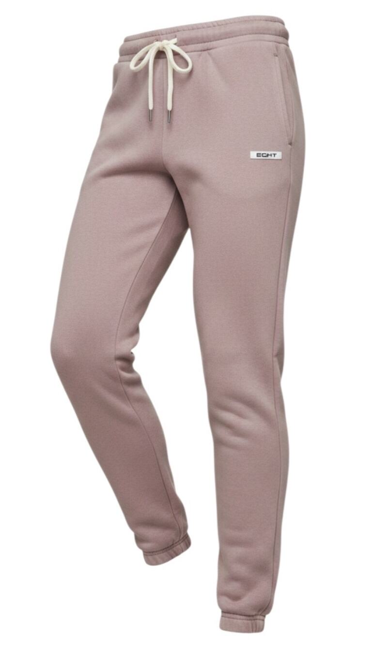 ECHT Women’s Jogger Sweatpants Medium Dusty Pink Drawstring Athletic